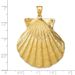 14k Scallop Shell Pendant_voghion.com