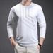 Long sleeved T-shirt for leisure, sports, fitness, high elasticity, quick drying top_voghion.com