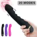 20 Modi Vibrator Weicher Silikondildo Realistischer Penis Starker Motor G-Punkt Klitorisstimulator Weiblicher Masturbator Sexspielzeug für Erwachsene_voghion.com