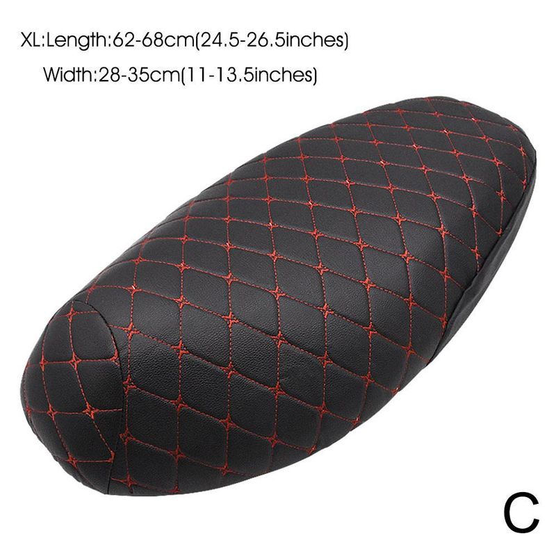 Electric Bike Leather Waterproof Pedal, Electric Bike, Motorcycle Warm Cover, Seat Cushion Cover_voghion.com
