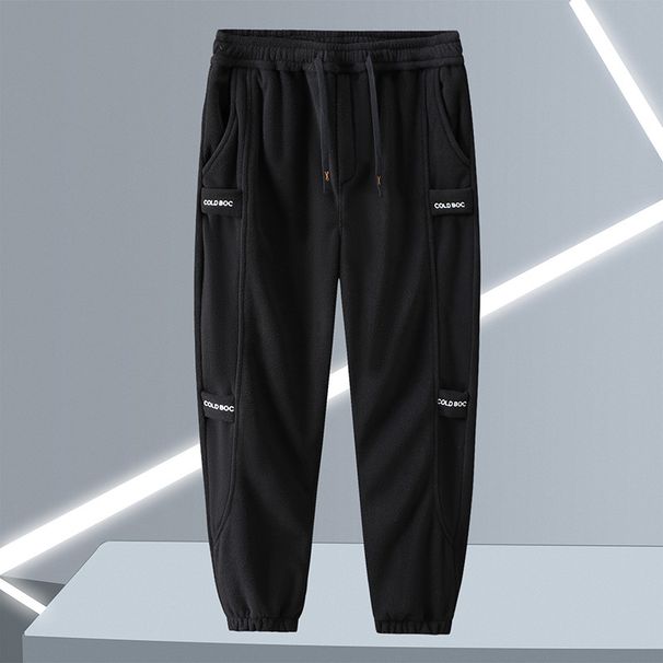 Herrkläder Polar Fleece Fritidssportdräkt Herrfleece Plus Size Plus Size Tvådelad kostym Plus Sammetsförtjockning Stor Tröja Trend_voghion.com