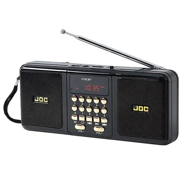 Mini Bärbar Radio Handhållen Uppladdningsbar Digital FM USB TF MP3-spelare Bluetooth-högtalare Tillbehör för datorer_voghion.com