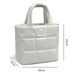 Neue Mode Weiche Damen Shopping Handheld Unten Tasche Space Cotton Interlining Wasserdichte Handtasche_voghion.com