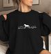 New Heartbeat Horse Heart Fun Print Sweatshirt Pattern Round Neck Fashion Long Sleeve Top_voghion.com