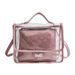Women's 2025 Spring And Summer New Trend Korean Transparent Quilted Texture Hundred Backpack Schoolbag Casual Daily Fashion Commuter_voghion.com