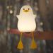 LED Night Lamp Cute Duck Cartoon Silicone Sleeping light USB Rechargeable Touch Sensor Timing Bedroom Bedside Lamp For Kid Gift_voghion.com