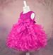Mother & Kids new style girl flower princess dress bow beaded baby dress flower girl wedding dress tutu skirt_voghion.com