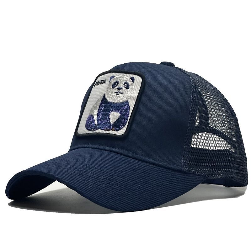 Cappello da sole a tesa curva con ricamo a panda, animale da baseball transfrontaliero, all'ingrosso_voghion.com