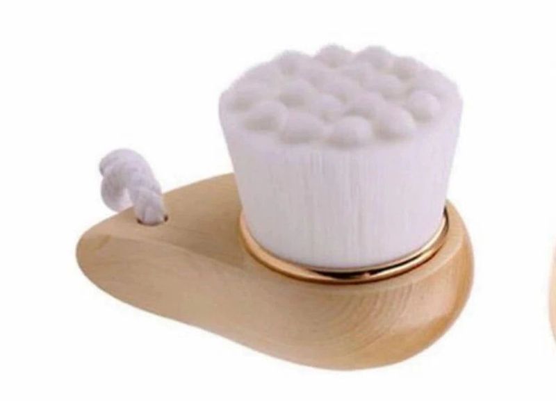 Facial Brush With Bamboo Handle_voghion.com