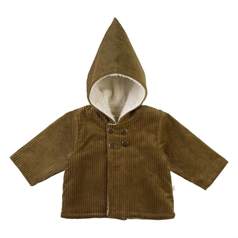 Warme Outdoor-Kleidung für Kinder mit weicher Baby-Kapuzen-Cordjacke für Herbst und Winter 2023_voghion.com