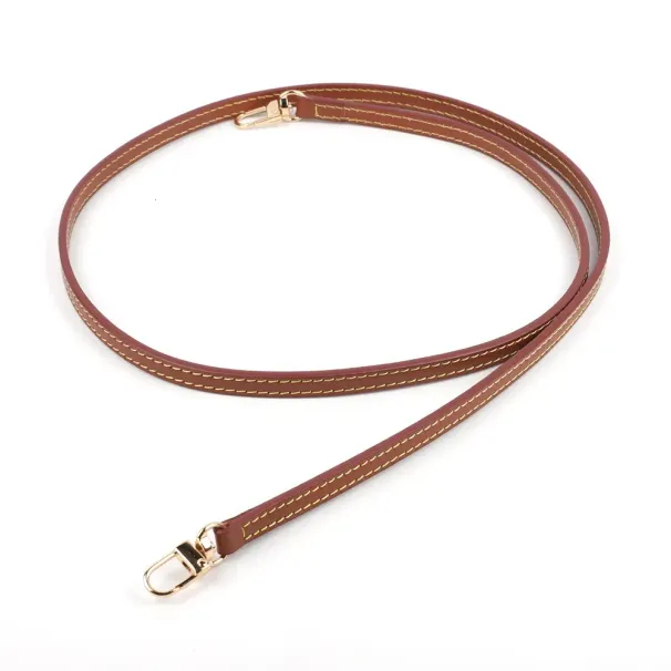 Tracolla di ricambio in vera pelle per borsa a tracolla Y, accessori per borse da donna, colore marrone chiaro, lunghezza cintura 112 cm 250121_voghion.com