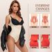 Shaper perizoma patchwork sexy a rete incrociata per donna COMFREE riduttore pancia vita più snella biancheria bodyshaper anca_voghion.com