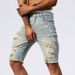 Men's Clothing Five Point Jeans Casual Shorts Loose Denim Shorts_voghion.com