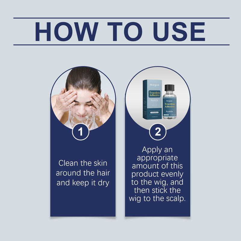 Hoegoa Wig Adhesive Glue Effectively Fixes Wigs And Maintains Permanent Wig Daily Care_voghion.com
