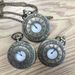 Fob Watches Pocket Watch Pocket Watch Stylish Retro Shell Dial Double Layer Scale Quartz Pocket Watch_voghion.com