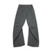 Men's Washed 3D Carpenter Pants – Vintage Workwear, Relaxed Fit, 100% Cotton (Black/Brown/Gray, S-XL)_voghion.com