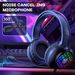 ONIKUMA X7 PRO Gaming Headset RGB Dynamic Lighting Wired Over-Ear Headphones With Noise-Canceling Mic Stereo Earphone_voghion.com