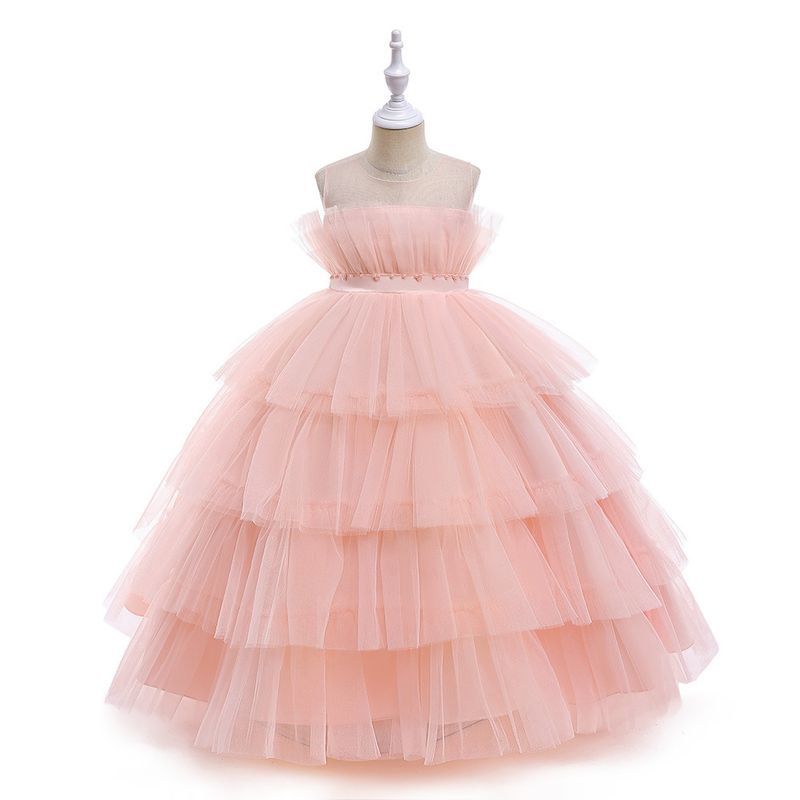 Jupe de mariage 2024, gâteau, maille moelleuse, robe de princesse, vêtements, robe de spectacle pour la journée des enfants pour filles_voghion.com