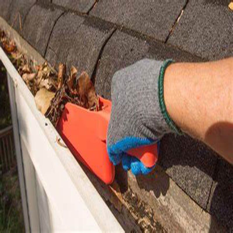 Home Furniture retractable eaves gutter drain leaf cleaning set plastic gardening tools_voghion.com