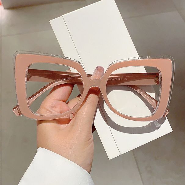 Nuovi occhiali anti luce blu con un tocco di alta qualità, stile semplice e alla moda, display con montatura grande alla moda, Leptina_voghion.com