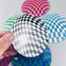 Acrylic Checkerboard Coasters Set - Ombre Gradient Color Heat-Resistant Drink Mats (Non-Slip 4-Pack) - Stylish Table Decor For Coffee & Dining_voghion.com