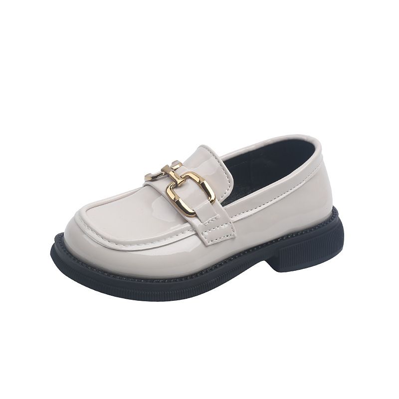 Zapatos para niñas, de cuero, para primavera y otoño, elegantes, negros, con suela suave y suela blanda, para princesas._voghion.com