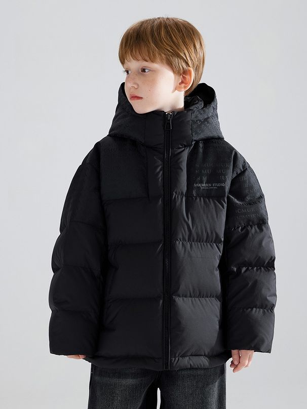 2025 New Down Cotton Jackets For Winter, Thickened And Warm, Casual Cotton Jackets For Middle And Large Children To Protect Against Cold And Tide_voghion.com