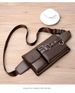 Men's Shoulder Bag, Crossbody Bag, Summer Tactical Chest Bag, Mobile Phone Waist And Hip Bag, Multi Functional Chest Bag, Retro Pu Waist Bag_voghion.com