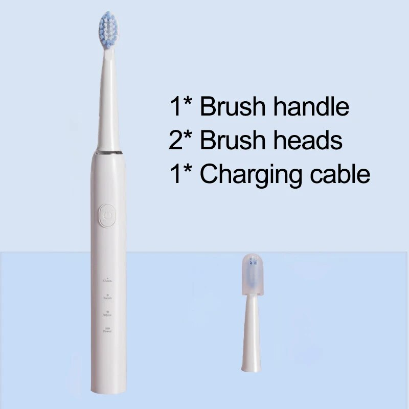 Smart Portable Sonic Elektresch Erwuessener 3-Gang USB Opluedung Waasserdicht Léifsten Reeszännbürk Zännbleechung_voghion.com