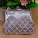New Gold Stamping 4inch Clip Fish Scale Coin Purse Fan-shaped Arch Bridge Bank Card Gift Key Bag_voghion.com