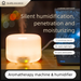 Muji Style Humidifier - Ultrasonic Essential Oil Diffuser With Ambient Lamp For Home Aromatherapy_voghion.com