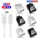36W Fast Wall Charger USB Type C Power Adapter For IPhone 15 Pro Max 14 13 11 SE_voghion.com
