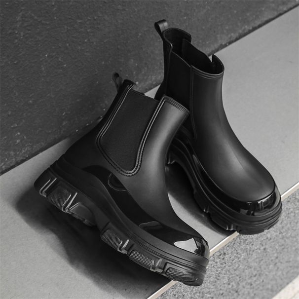 Hanji women's casual rain boots_voghion.com