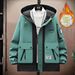 Spring Autumn Men's Jacket, Youth Work Clothes, Korean Edition Set, 2024 New Style, Handsome and Loose Two Piece Set_voghion.com