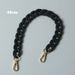 Women's Fashion Colorful Acrylic Resin Chain, Color-Block Handmade Detachable Lacquer Fishbone Decorative Chain_voghion.com
