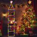 LED Christmas Ladder Lights With Remote Control - 6-Step Santa Claus Decoration For Indoor & Outdoor Holiday Decor_voghion.com