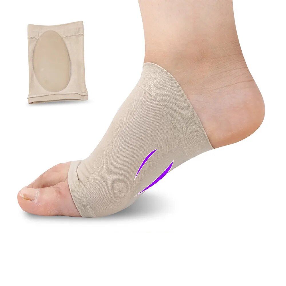 Palmilhas ortopédicas de pés planos para sapatos, homens e mulheres, suporte de arco, corretor, massagem, almofada de sapato respirável, almofada de inserção_voghion.com