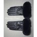 Women's Winter Leather Gloves With Fleece, Touchscreen, Rex Rabbit Fur Trim, Cycling, Cold-Proof, Warm, Sheepskin,_voghion.com