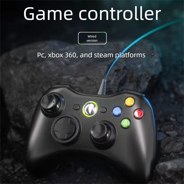 360 USB Wired PC Computer/P3 Computer P3 Konsole Handy Vibration Game Controller_voghion.com