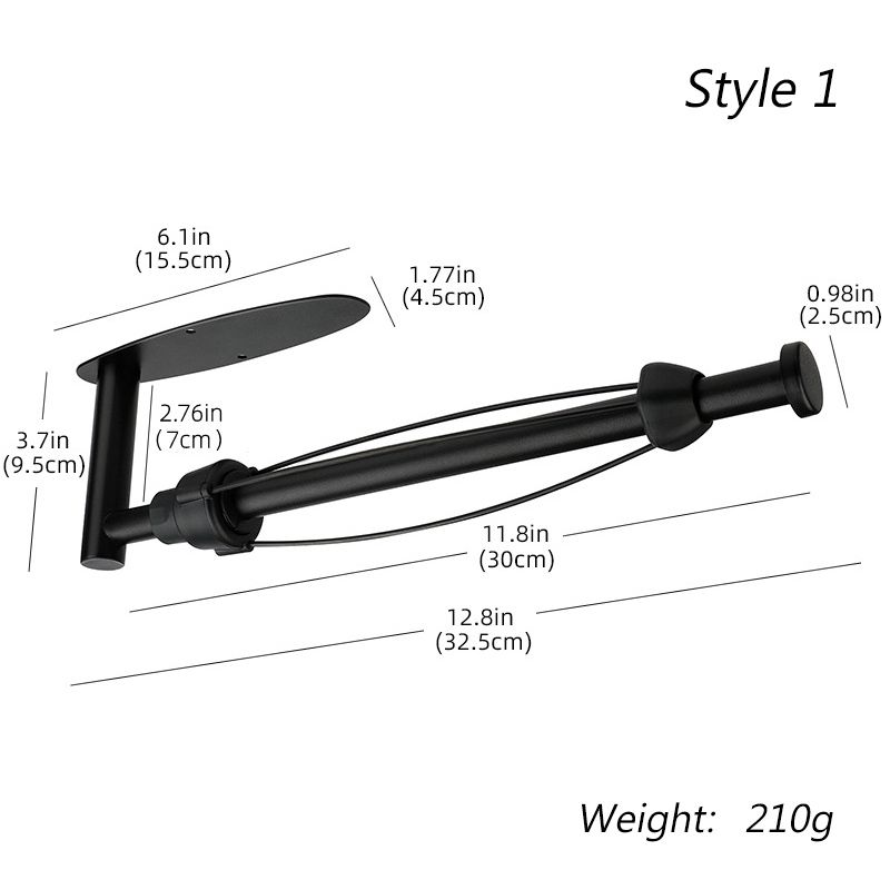 Papirhåndkleholder under skap med dempende effekt, enkelthåndsbetjent veggmontert papirhåndkleholder, selvklebende eller boret_voghion.com