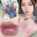 Mirror lipstick Shiny lip gloss Waterproof and durable transparent jelly liquid lipstick Womon cosmetic lipsti_voghion.com