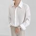 Advanced Style Shirt Herren Langarm Plissee Shirt Ice Silk New Style Cool Casual Top Herren_voghion.com
