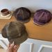 Women's Brown Beret, Versatile Octagonal Hat 2025 Fall/Winter New_voghion.com