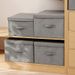 Cube de rangement pliable extra large avec couvercle, organiseur de tiroir en tissu pour placard, vêtements, organisation de la maison, respirant, empilable, convient aux étagères et aux armoires_voghion.com