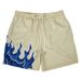 2022 flame basketball shorts sports casual breathable quick drying fiess mesh shorts for men308_voghion.com