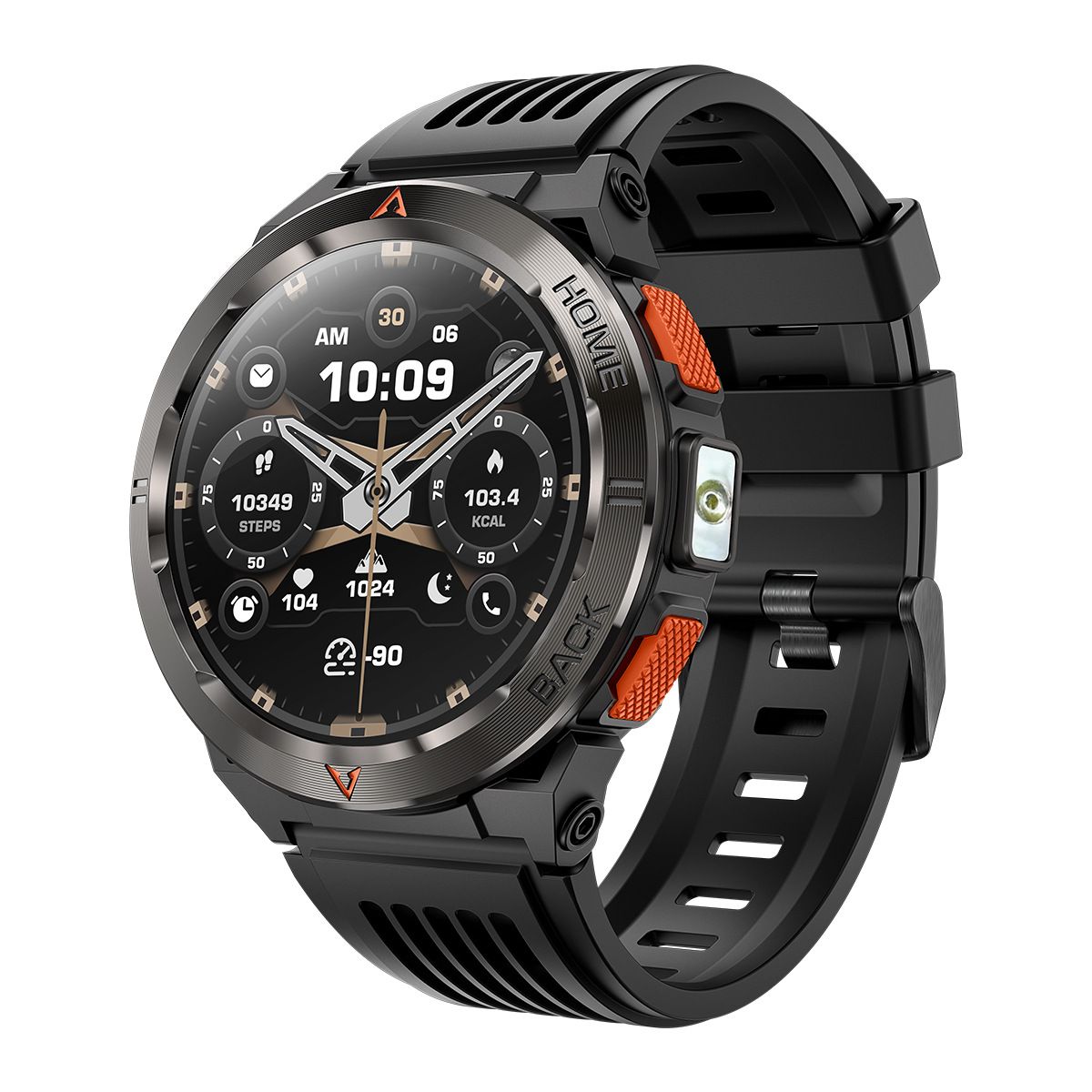 Nuovo Smartwatch GPS con schermo AMOLED GS500, braccialetto sportivo intelligente, impermeabile fino a 30 metri, bussola transfrontaliera_voghion.com