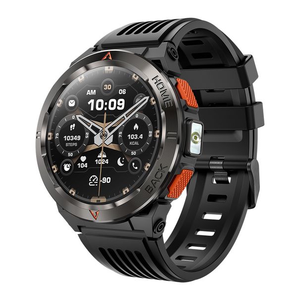 Nuovo Smartwatch GPS con schermo AMOLED GS500, braccialetto sportivo intelligente, impermeabile fino a 30 metri, bussola transfrontaliera_voghion.com
