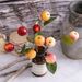 Three-headed apple short branch INS style artificial flower manufacturer home decoration cross-border wedding wholesale artificial flower MW10101_voghion.com
