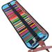 50-Color Wooden Pencil Case For Colored Pencils - Portable Art Supplies Organizer For Students & Artists, Durable Wooden Design, 2B Hardness_voghion.com