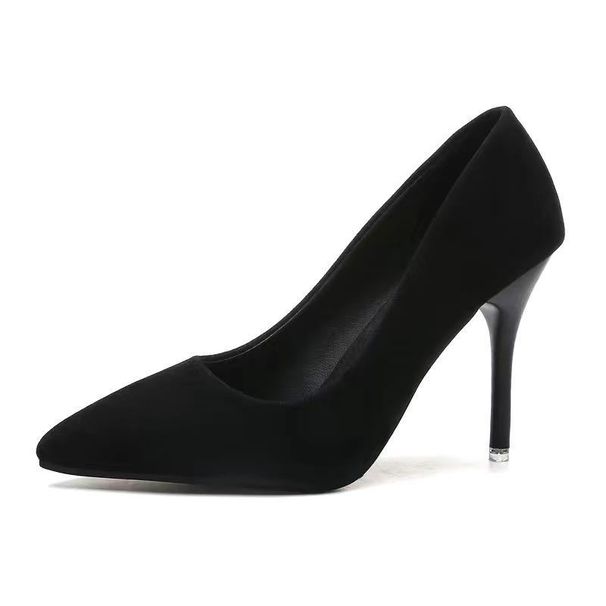 stiletto single shoes for women's new pointed high heels are not tired, soft soles, medium heels, professional work shoes for women_voghion.com
